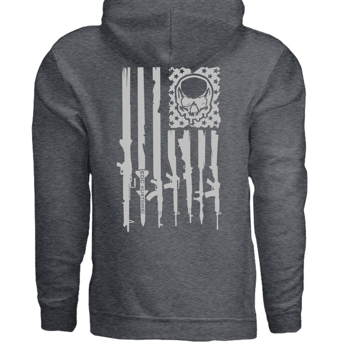 DARK HEATHER - G185 - BACK
